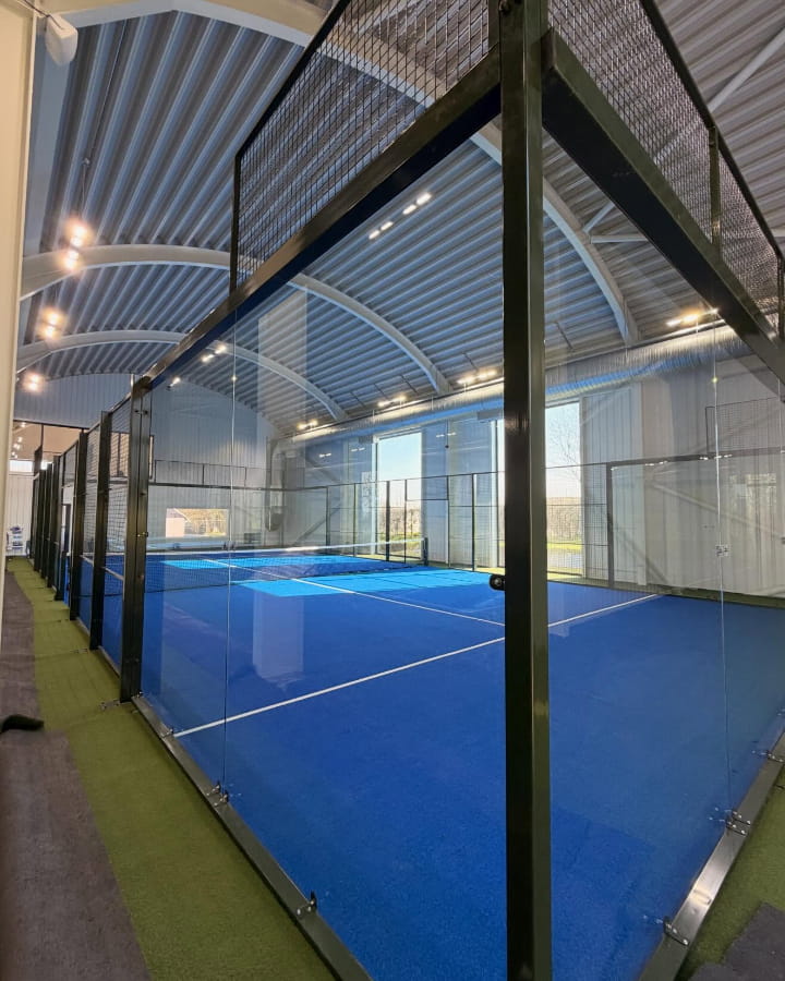 indoor padel court