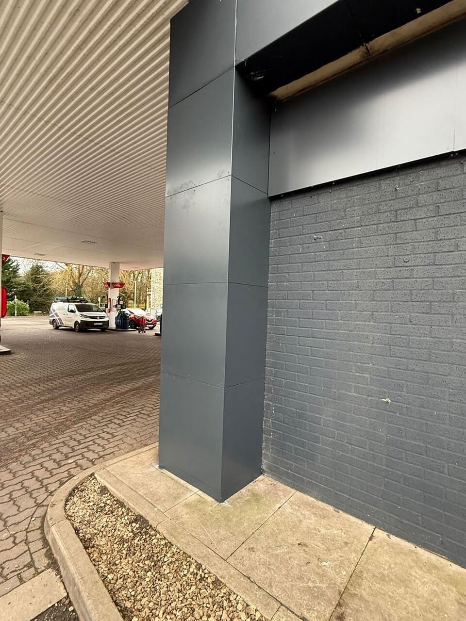 new aluminium powder coat flashing